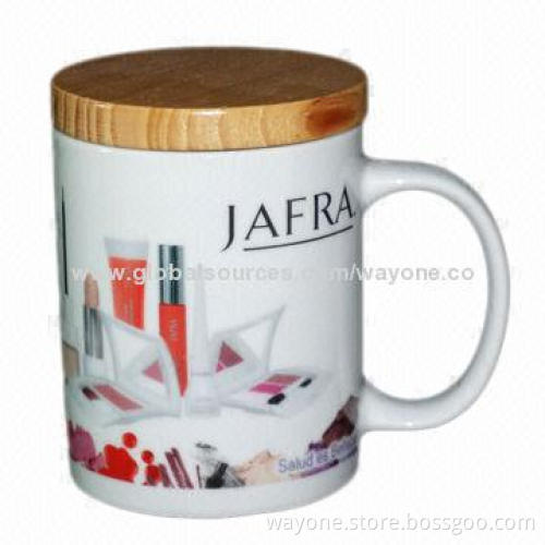 Ceramic Mugs, Color Glazed, Logo Print, Ideal for Promotional, Passed FDA and PROP65